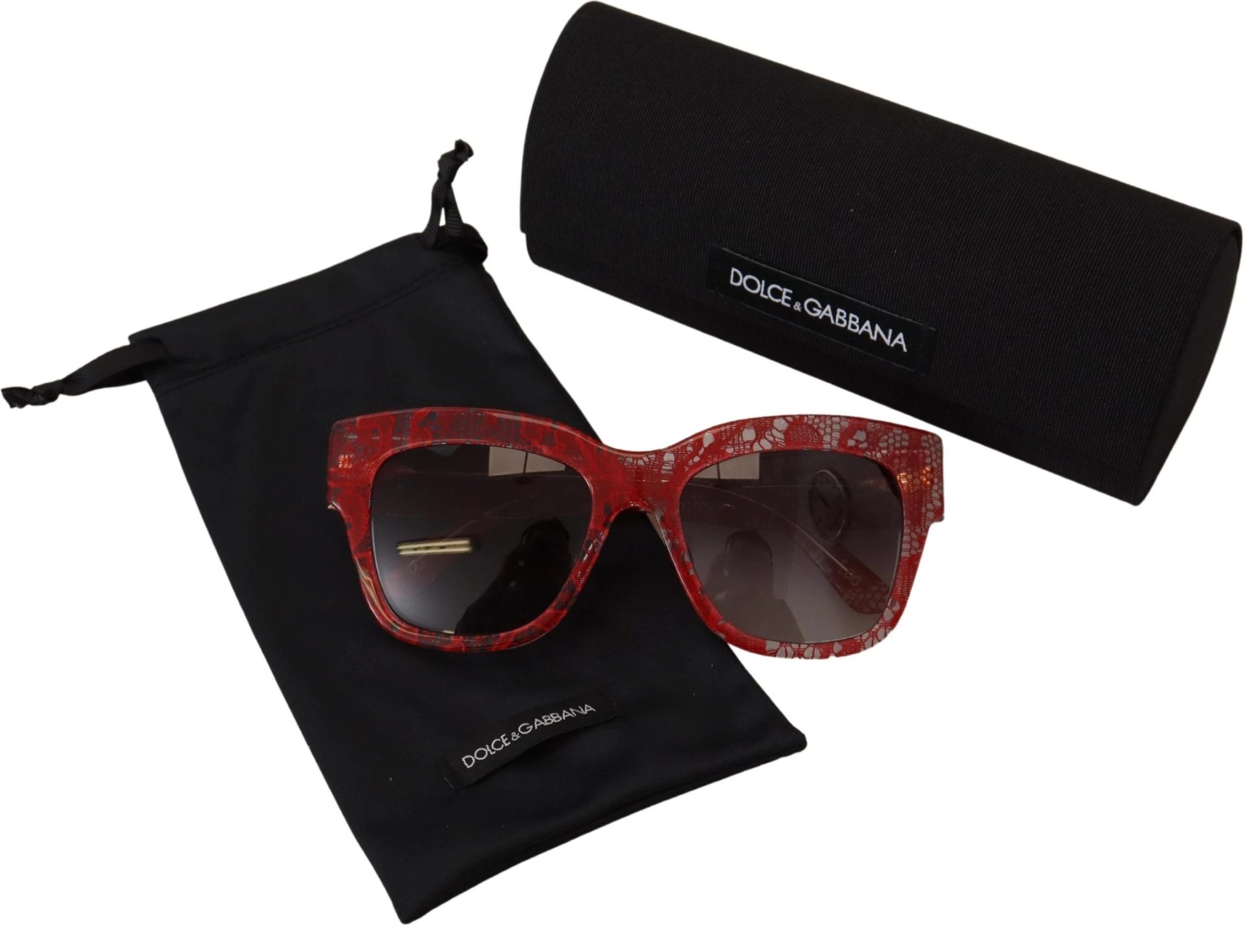 Солнцезащитные очки Dolce & Gabbana Красное кружево