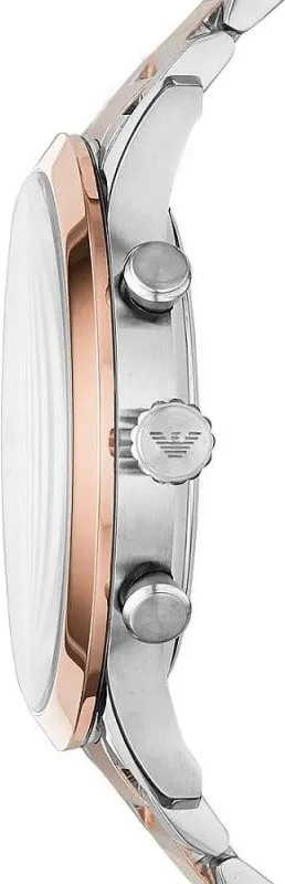 Элегантные двухцветные часы Emporio Armani Classic для мужчин