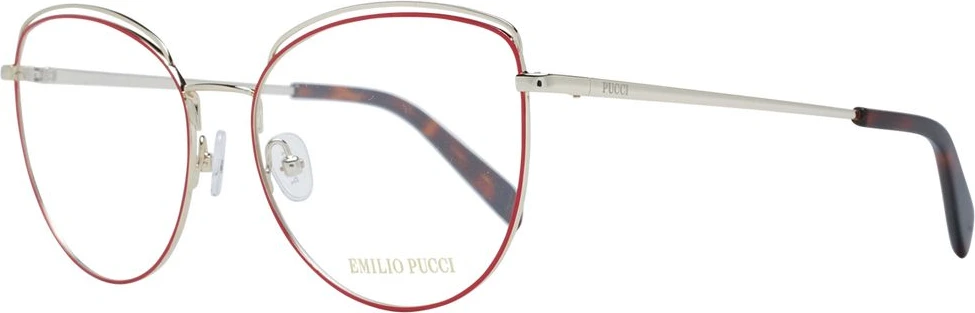 Оправа для очков Emilio Pucci красная металлическая