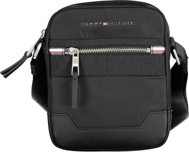 Сумка через плечо Tommy Hilfiger Элегантная Черная с Контрастными Деталями