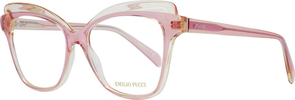 Розовые пластиковые оправы для очков Emilio Pucci