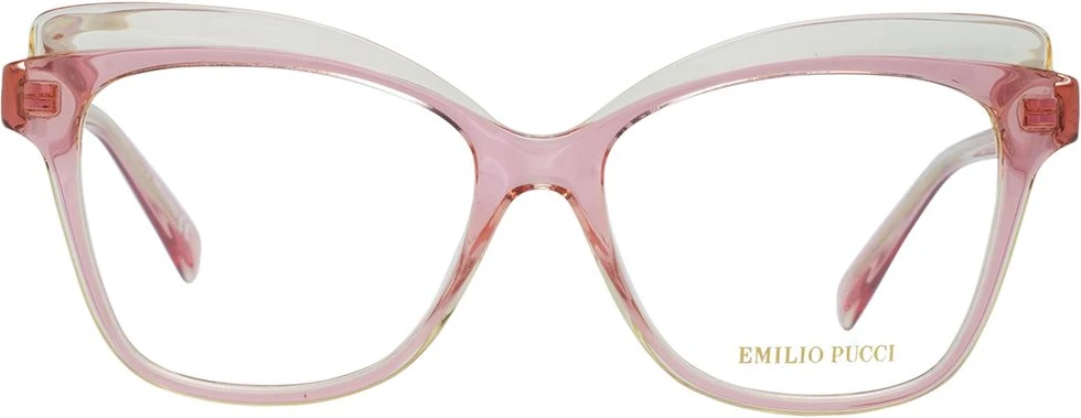 Розовые пластиковые оправы для очков Emilio Pucci
