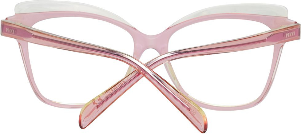 Розовые пластиковые оправы для очков Emilio Pucci