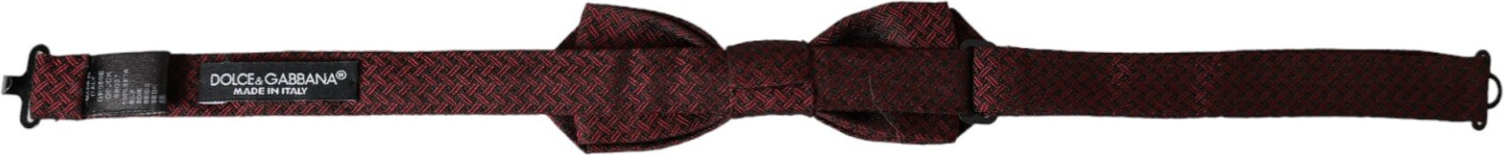 Галстук-бабочка Dolce & Gabbana Красный Шелковый Фантазия