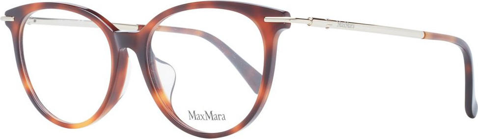 Коричневая пластиковая оправа для очков Max Mara
