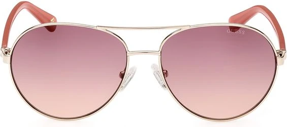 Солнцезащитные очки GUESS Золотые металлические солнцезащитные очки