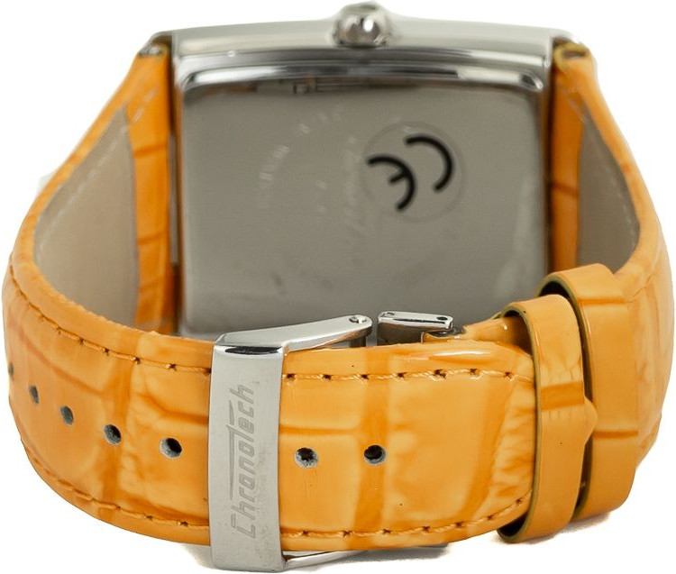 Часы Chronotech Оранжевый Кожа