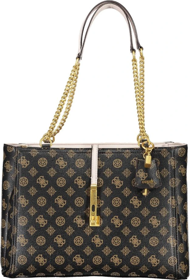 Сумка Guess Shoes Коричневая Полиэтилен