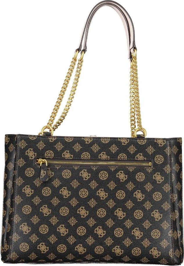Сумка Guess Shoes Коричневая Полиэтилен