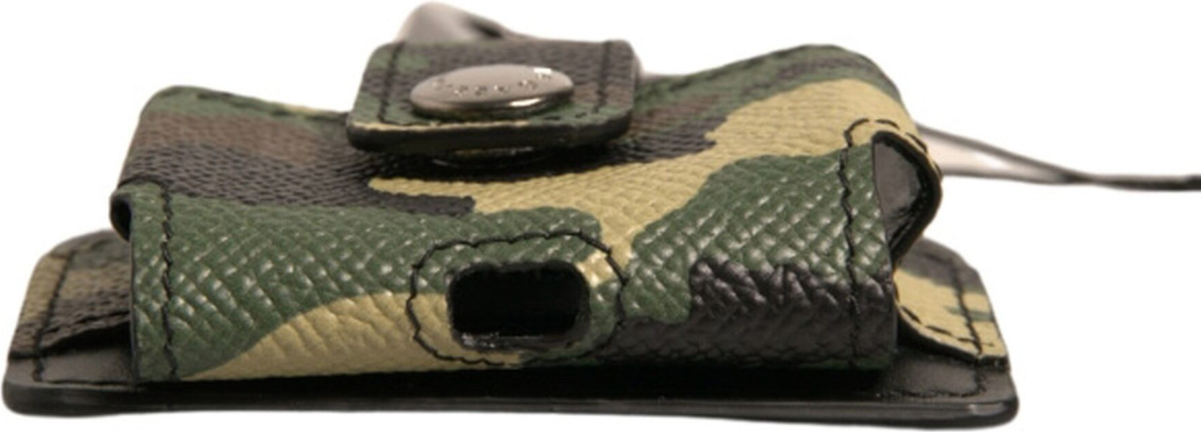 Чехол Dolce & Gabbana Multicolor Camouflage из натуральной кожи для Airpods