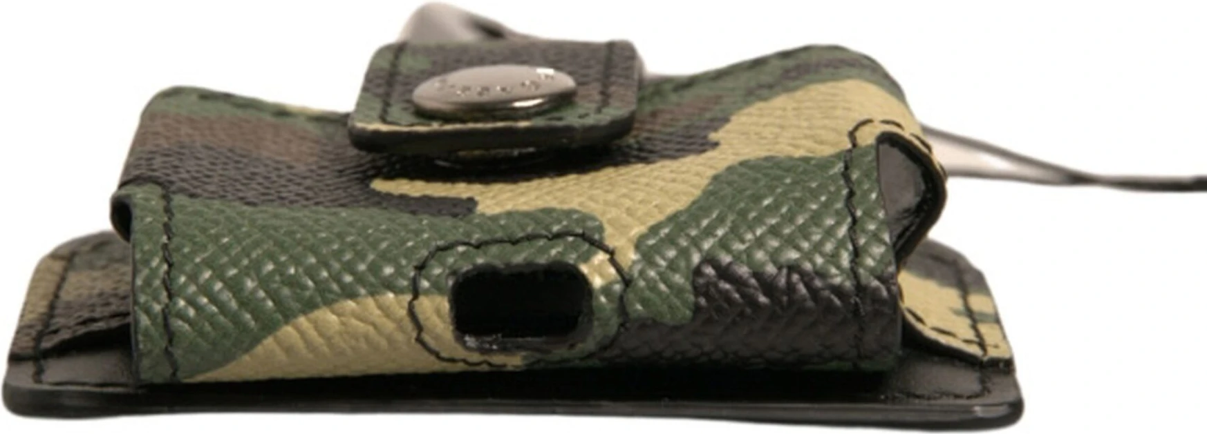 Чехол Dolce & Gabbana Multicolor Camouflage из натуральной кожи для Airpods