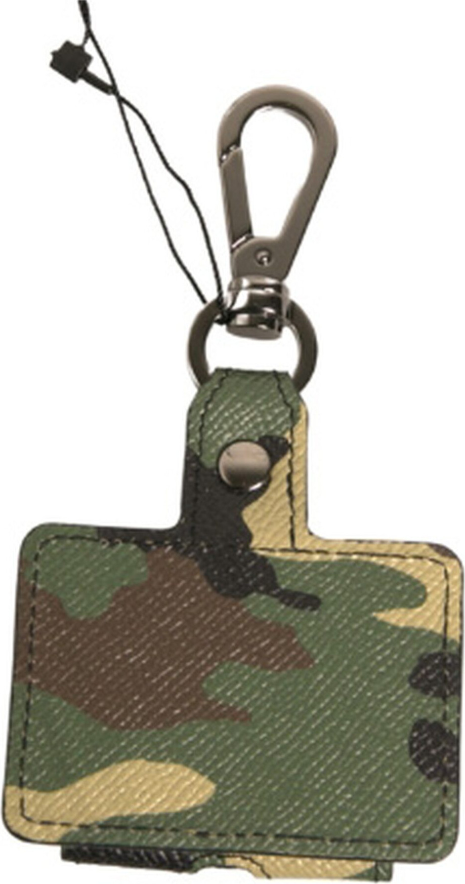 Чехол Dolce & Gabbana Multicolor Camouflage из натуральной кожи для Airpods