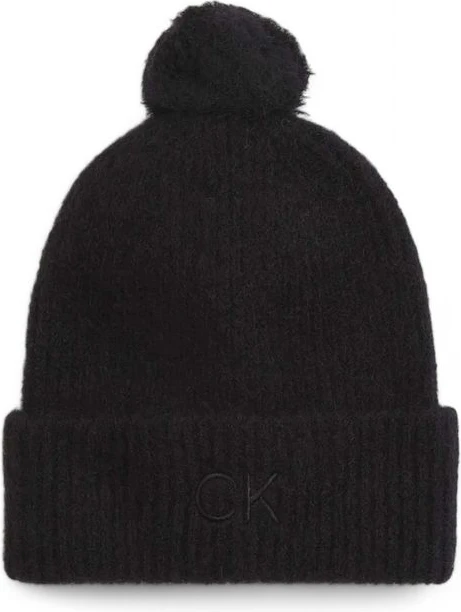 Бейсболка Calvin Klein из альпаки и кожи черного цвета