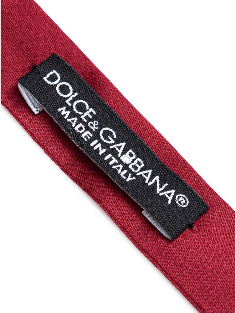Галстук-бабочка Dolce & Gabbana Красный шелк