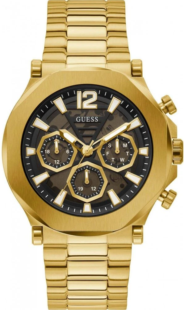 Часы GUESS Золотые Часы из Нержавеющей Стали