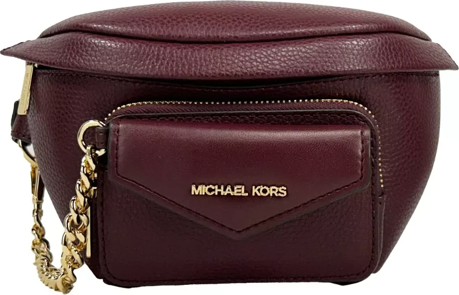 Сумка Michael Kors Leather Maise 2 in 1 Поясная сумка-бананка