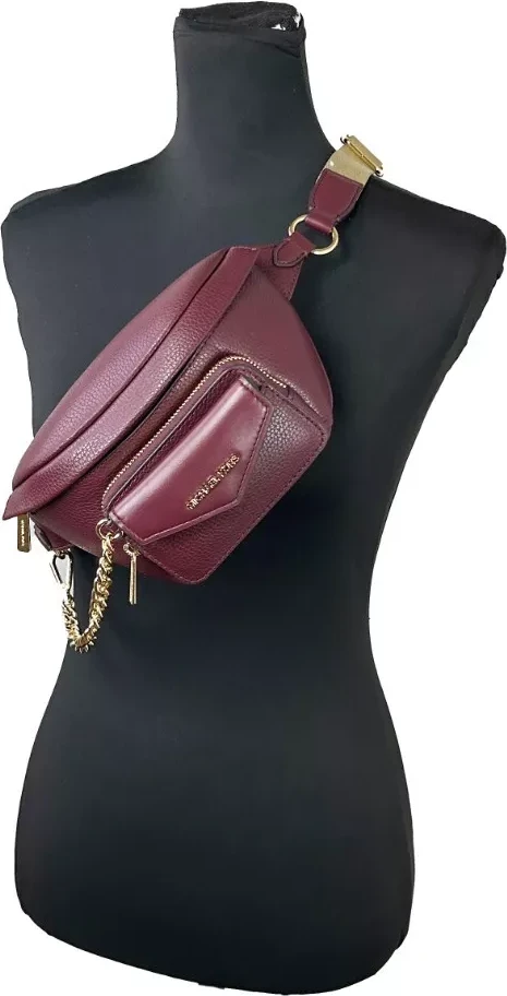 Сумка Michael Kors Leather Maise 2 in 1 Поясная сумка-бананка