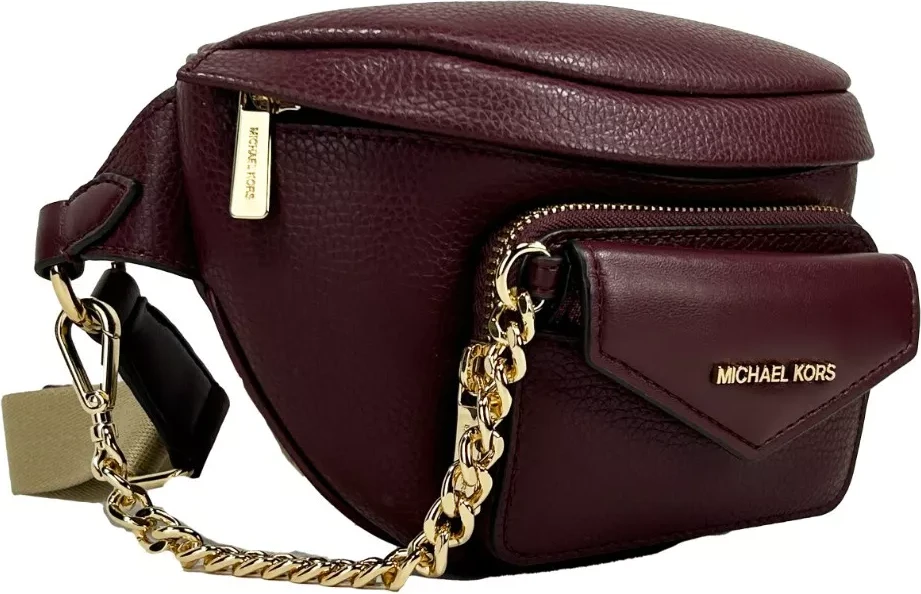 Сумка Michael Kors Leather Maise 2 in 1 Поясная сумка-бананка