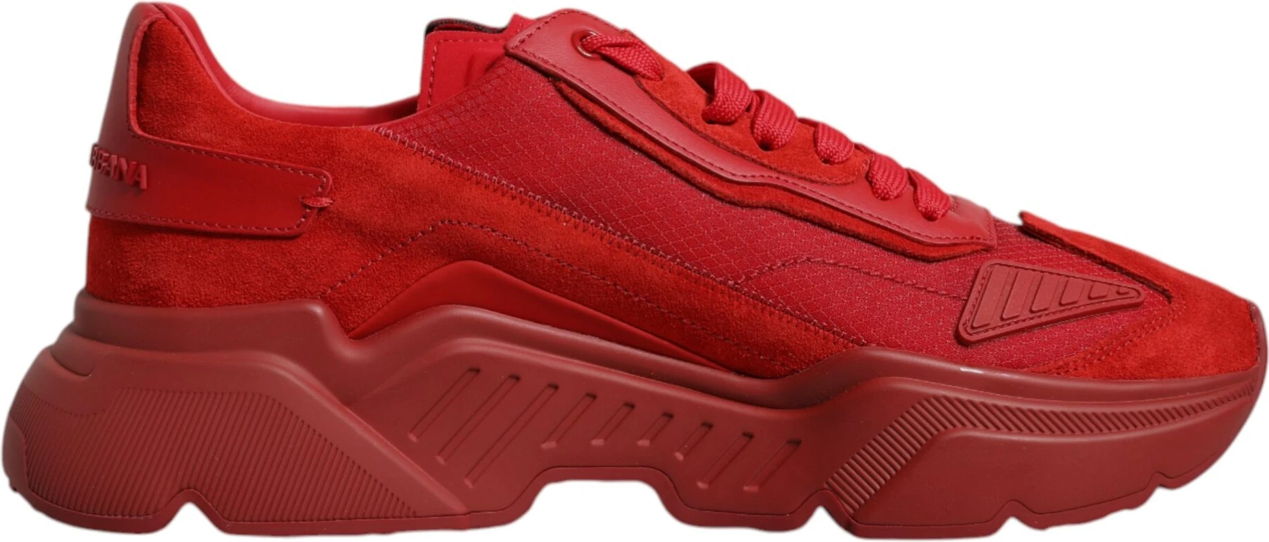 Красные кожаные кроссовки Daymaster Low Top Dolce & Gabbana