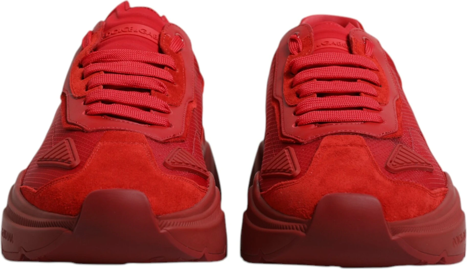 Красные кожаные кроссовки Daymaster Low Top Dolce & Gabbana