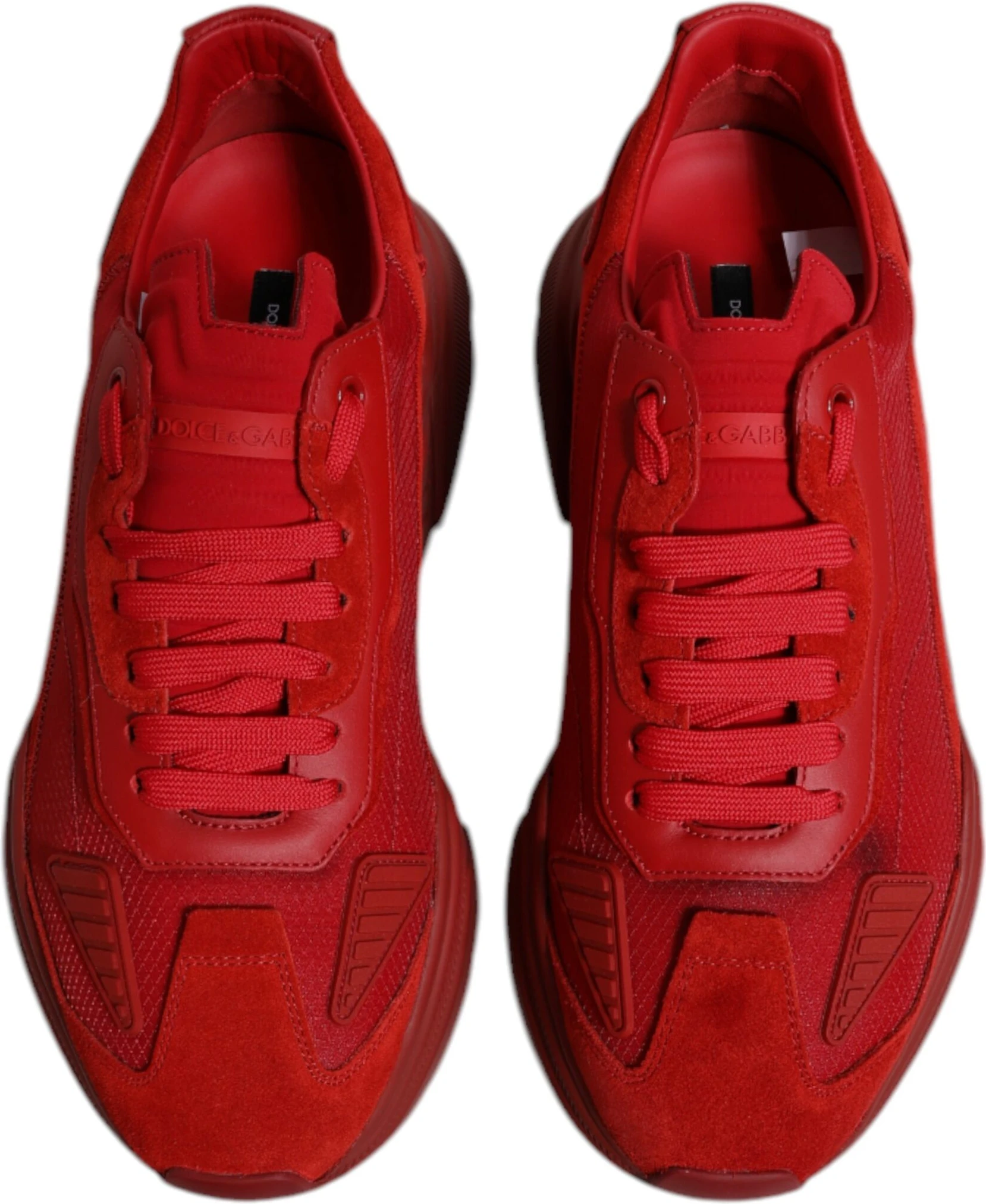 Красные кожаные кроссовки Daymaster Low Top Dolce & Gabbana