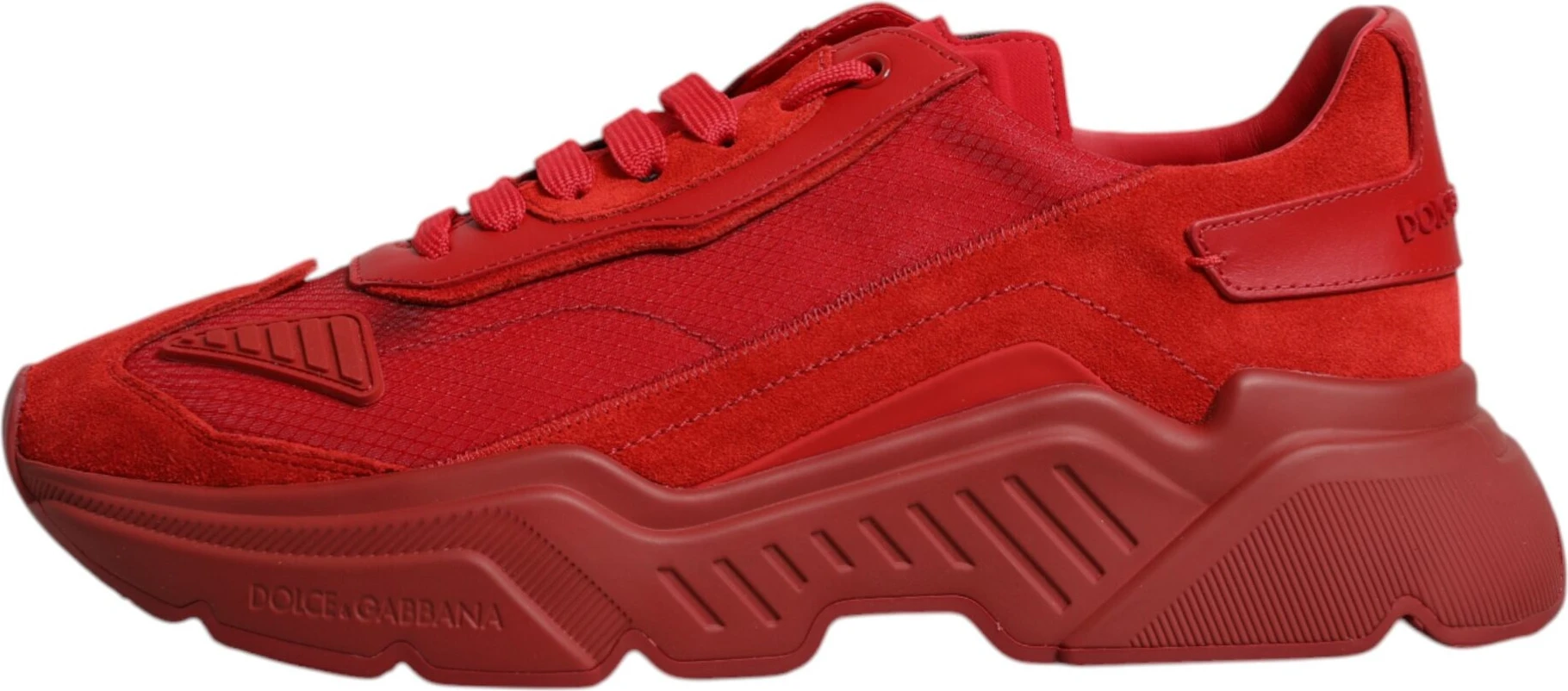 Красные кожаные кроссовки Daymaster Low Top Dolce & Gabbana