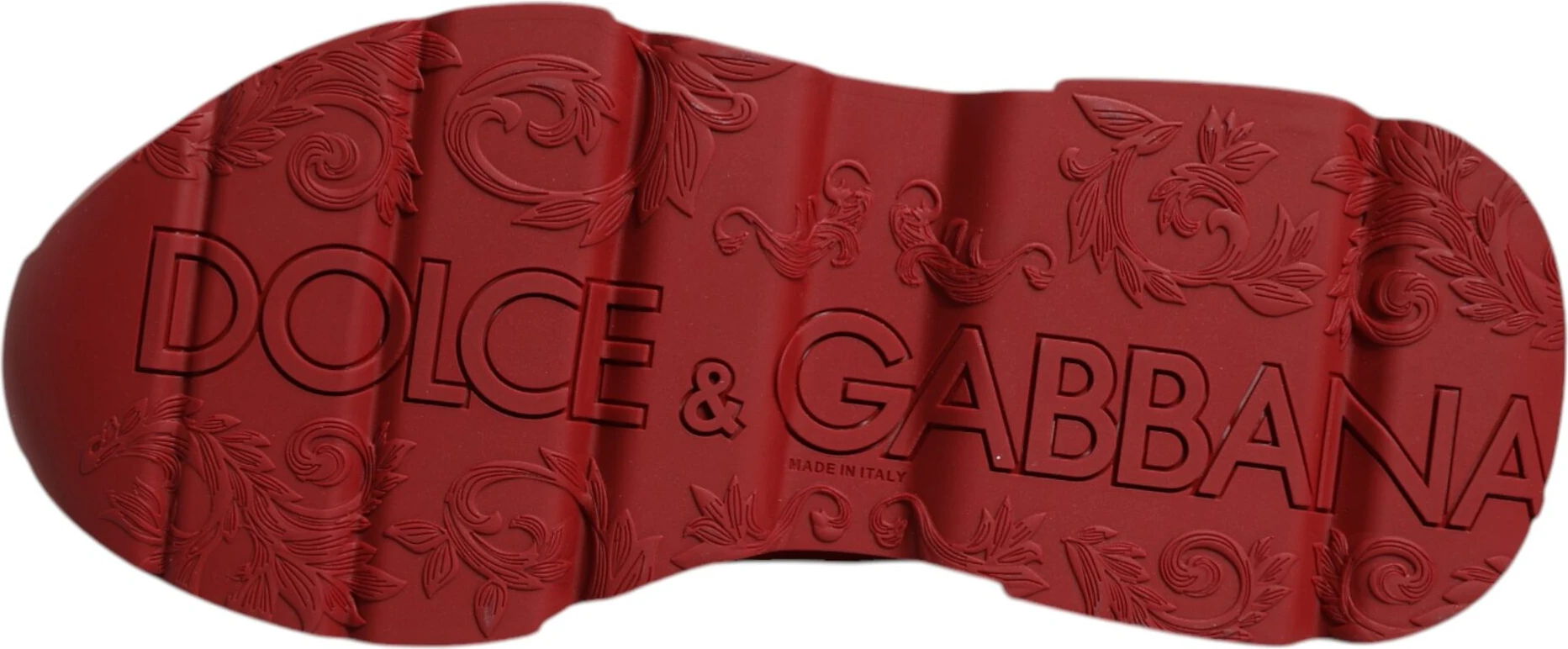 Красные кожаные кроссовки Daymaster Low Top Dolce & Gabbana