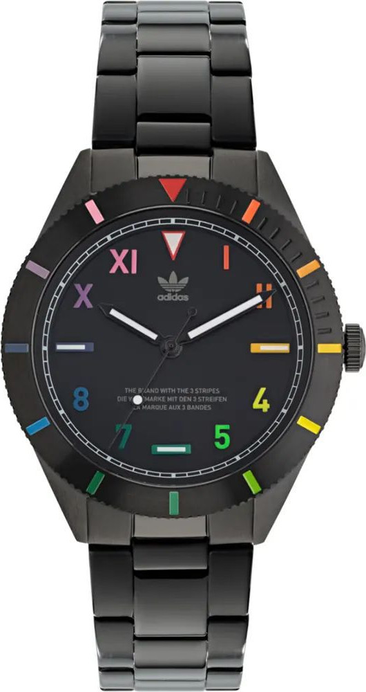 Часы Adidas Черные Часы из нержавеющей стали