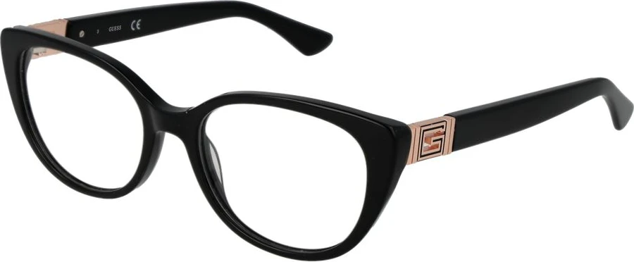 Черная пластиковая оправа для очков GUESS