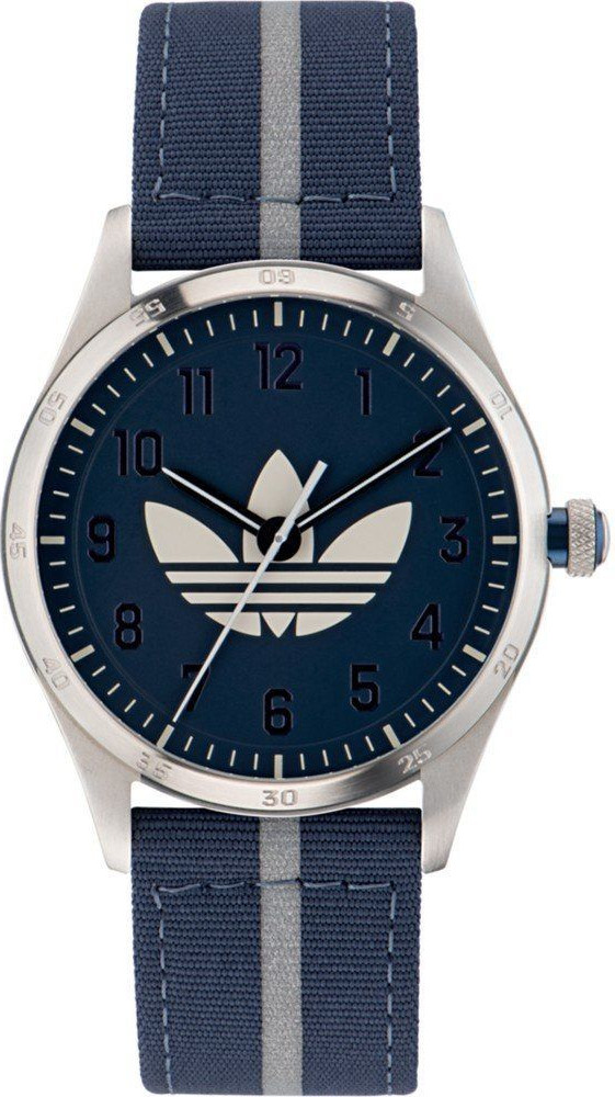 Часы Adidas Синяя Ткань