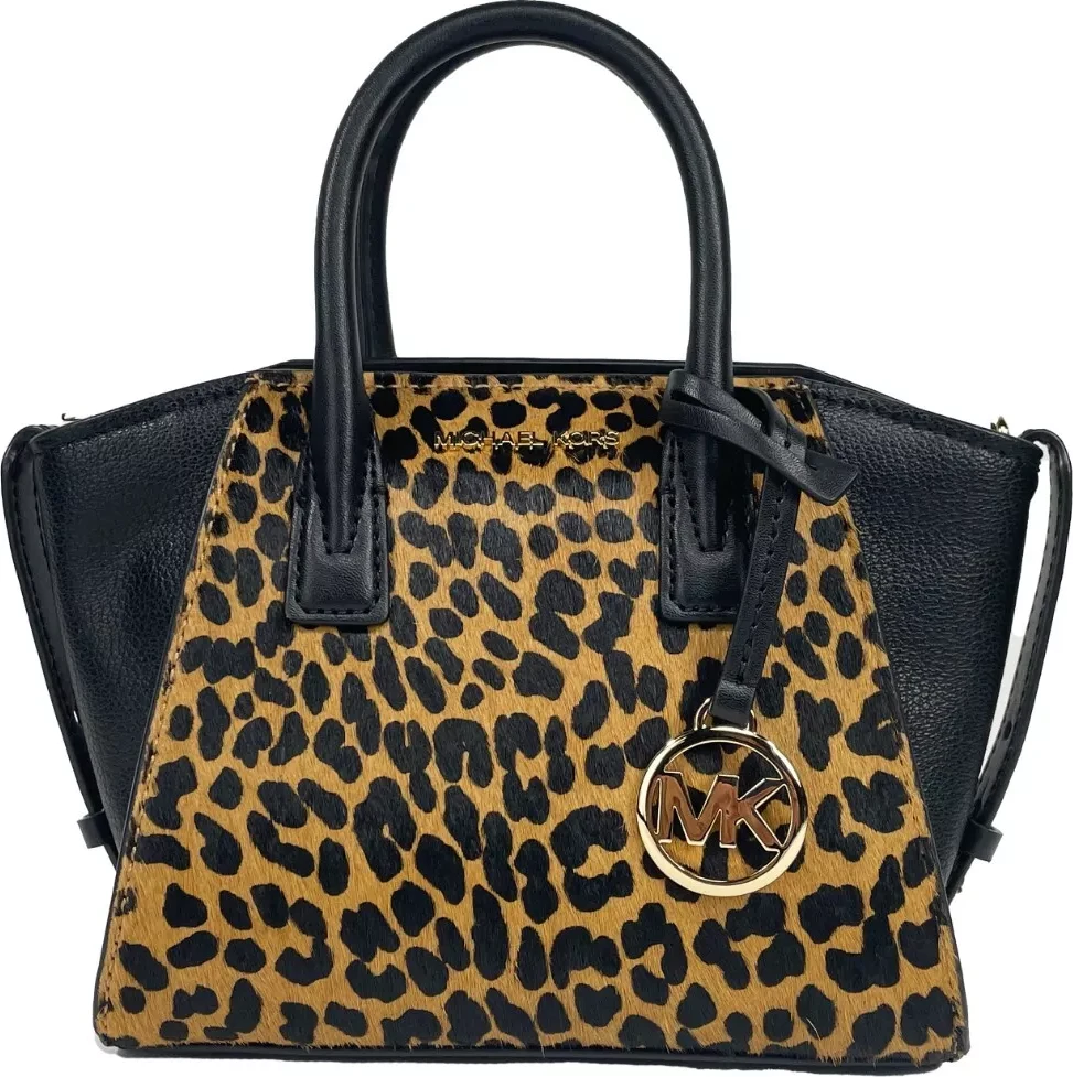 Сумка Satchel Michael Kors Avril XS Black Cheetah