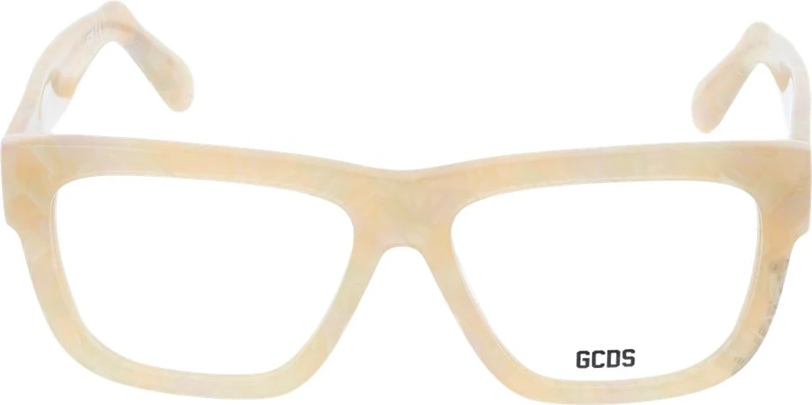 Белая оправа для очков GCDS из ацетата