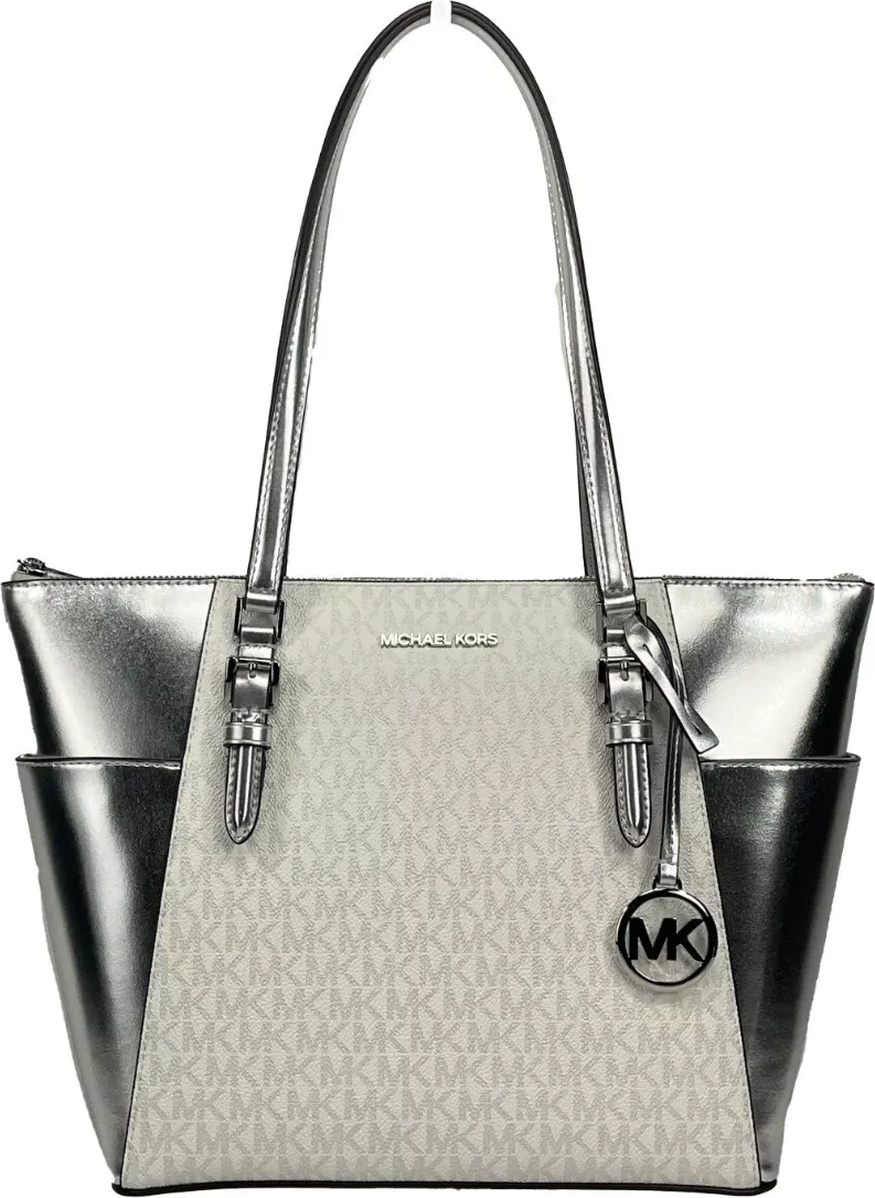 Сумка-тоут Michael Kors Большая кожаная с верхней молнией