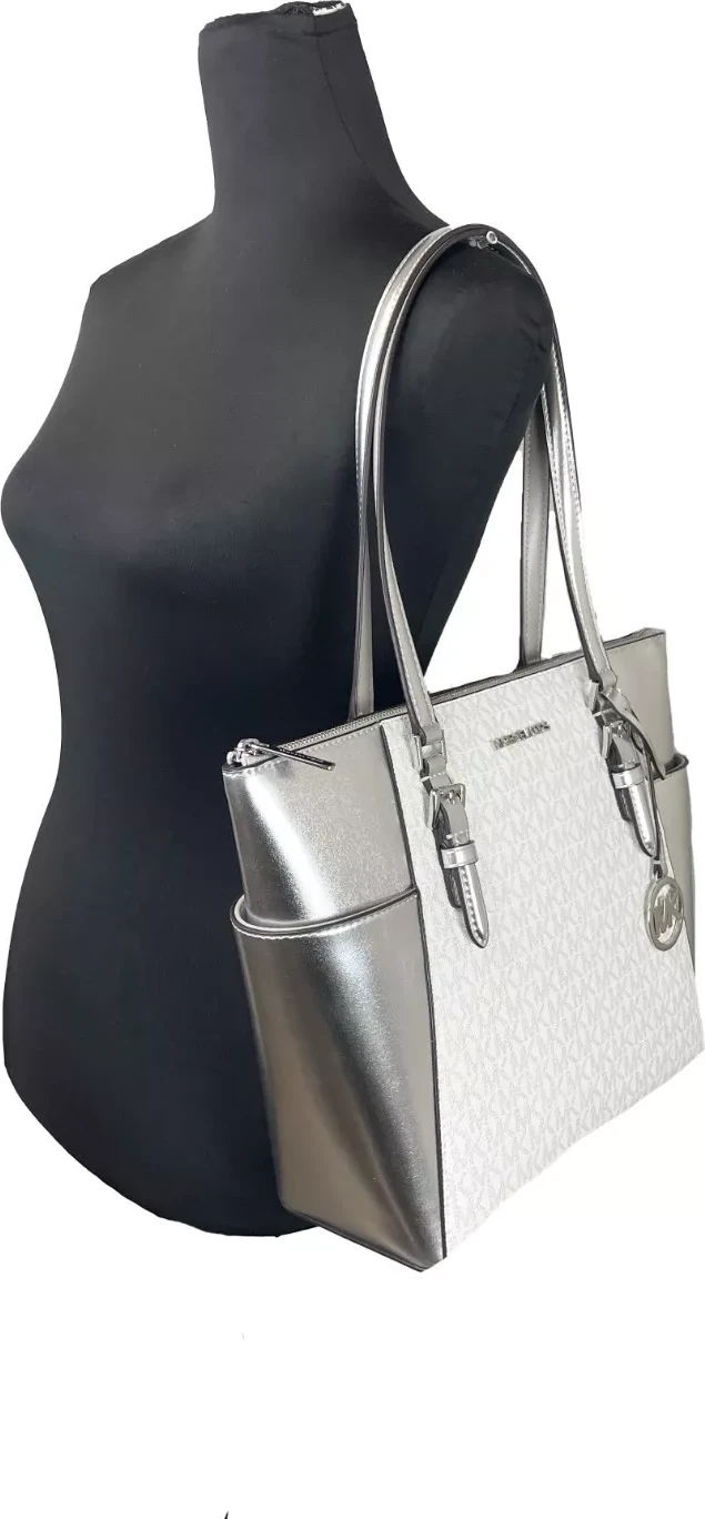 Сумка-тоут Michael Kors Большая кожаная с верхней молнией