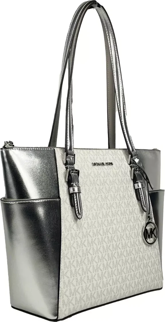 Сумка-тоут Michael Kors Большая кожаная с верхней молнией