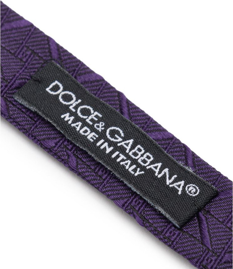Галстук-бабочка Dolce & Gabbana Пурпурная шелковая бабочка