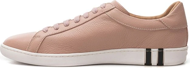 Розовые кожаные кроссовки Bally
