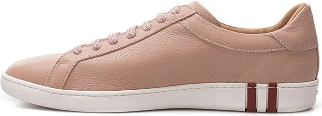 Кроссовки Bally Розовые Кожаные Низкие