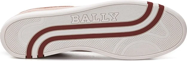 Кроссовки Bally Розовые Кожаные Низкие