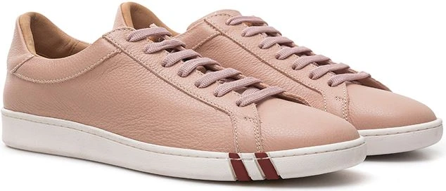 Кроссовки Bally Розовые Кожаные Низкие