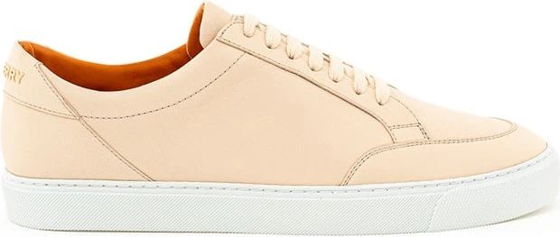Кроссовки Burberry из розовой кожи