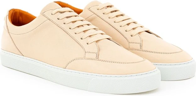 Кроссовки Burberry из розовой кожи