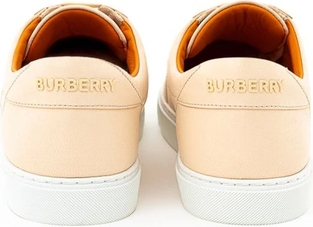 Кроссовки Burberry из розовой кожи