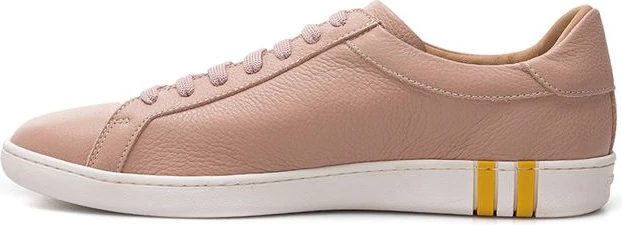 Розовые низкие кроссовки Bally из ткани и кожи
