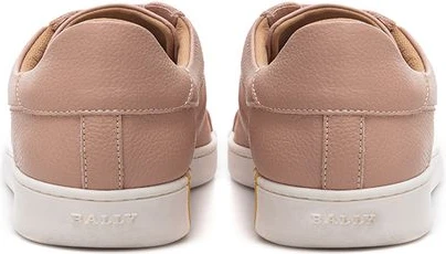 Розовые низкие кроссовки Bally из ткани и кожи