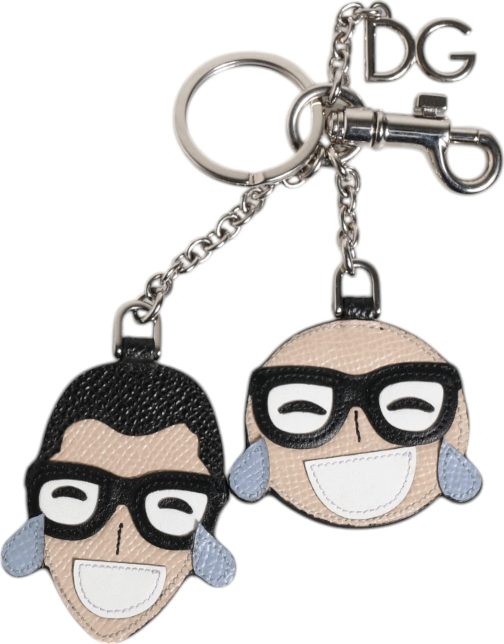 Брелок для ключей Dolce & Gabbana Мультицветный Держатель для значка с логотипом #DGFAMILY