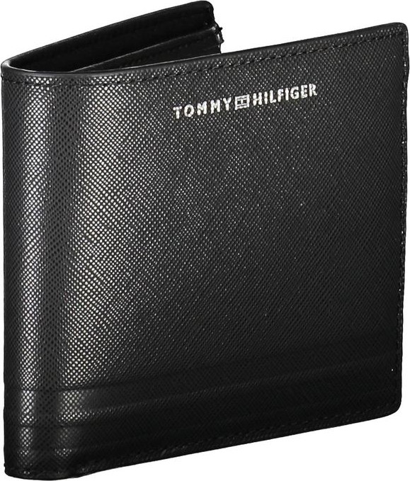 Кошелек Tommy Hilfiger Черный Кожаный Мужской Кошелек