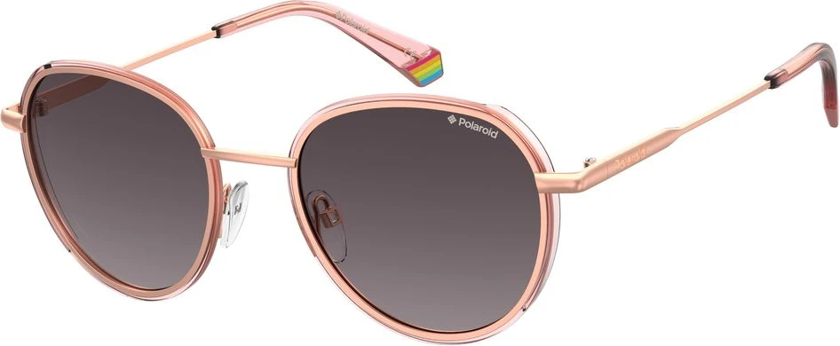 Солнцезащитные очки Polaroid Rose Gold Metal Sunglasses