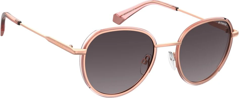 Солнцезащитные очки Polaroid Rose Gold Metal Sunglasses