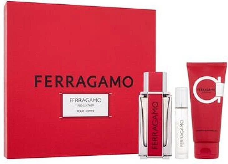 Набор Salvatore Ferragamo Red Leather